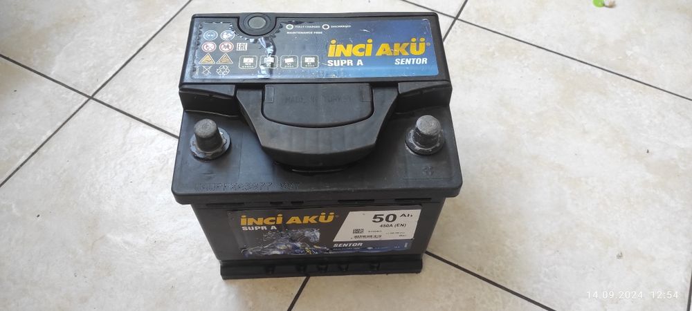 Аккумулятор автомобильный б.у. 12 B, 50 А·ч, пусковой 520A

Продам б.у