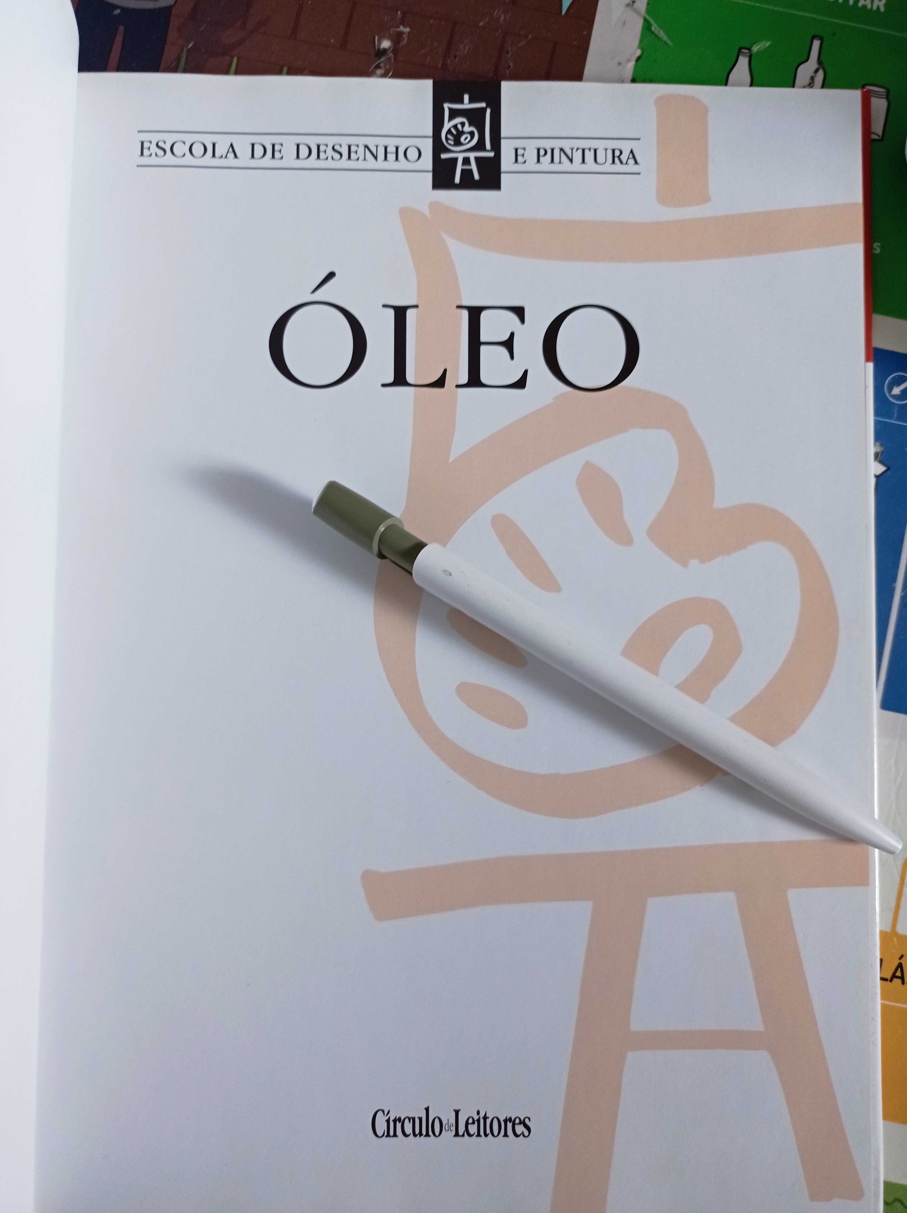 Livro Óleo - Escola de desenho e pintura