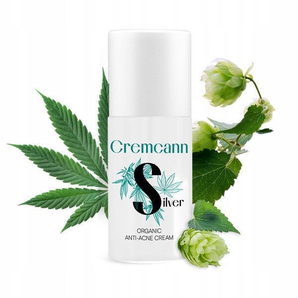 ANNABIS Krem organiczny Cremcann Silver 1300 mg CBD Trądzik Srebro
