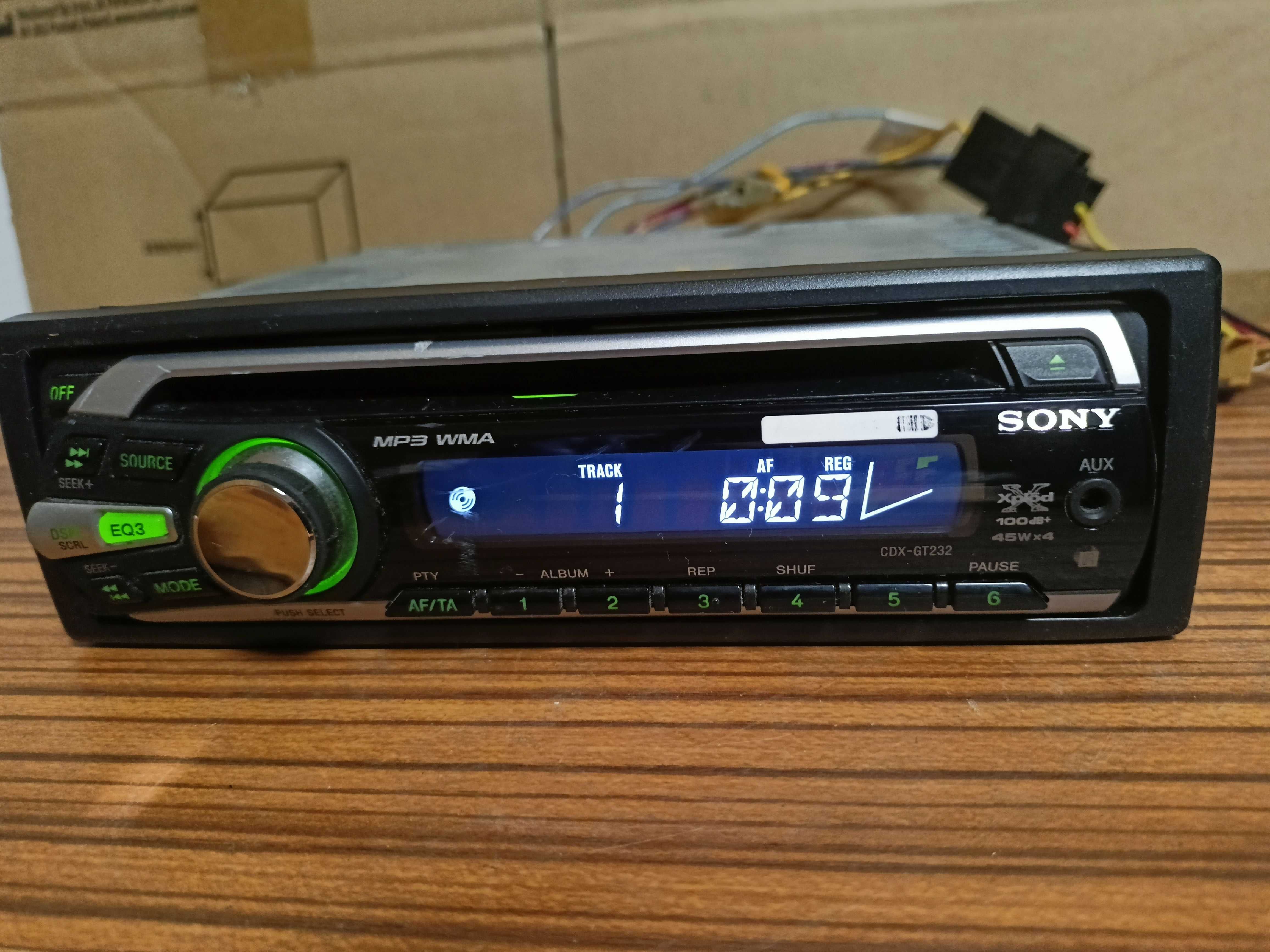 radio sony cdx-gt232 cd mp3 aux