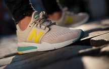 Sneakersy NEW BALANCE - WS247FE Beżowy