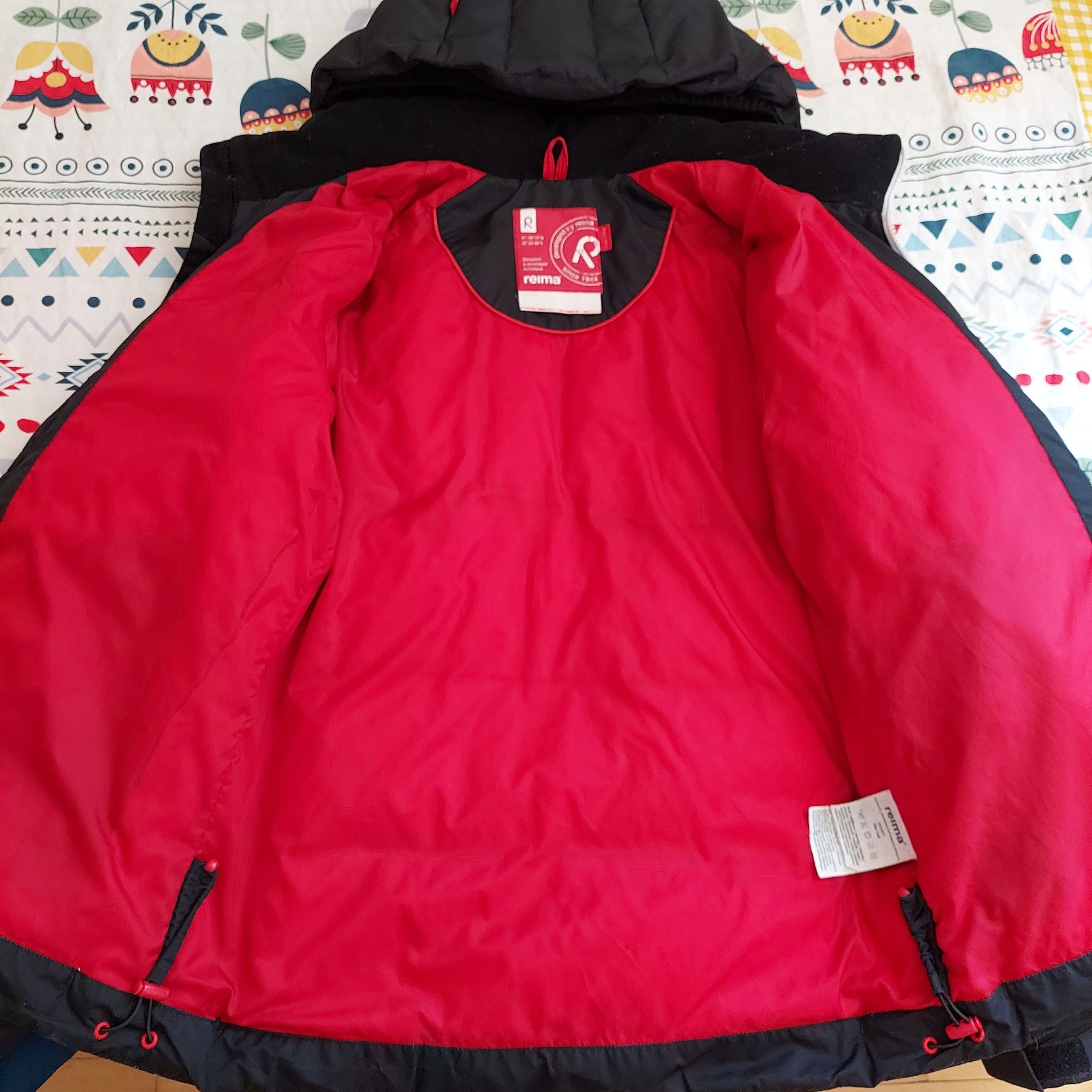 Пуховик куртка зимняя подростковая для мальчика Reima Рейма 164 см
