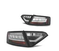 FAROLINS TRASEIROS LED PARA AUDI A5 07-2011 PRETO