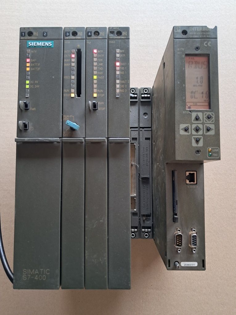 Siemens simatic S7-400 cpu416-2 6ES7416-2XK02-0AB0 zestaw cały Rack
