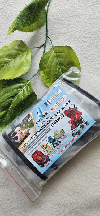 Folia przeciwdeszczowa na wózek spacerowy spacerówka ochraniacz osłona