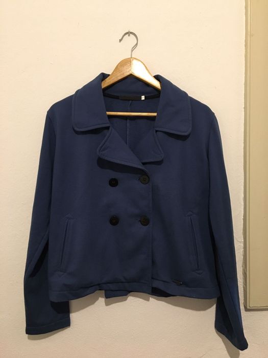 Casaco Caban Azul Marinho