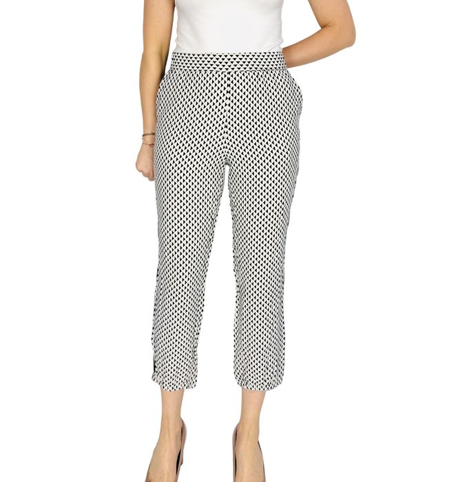 Spodnie we wzór geometryczny z lampasem M 38 Days Like This