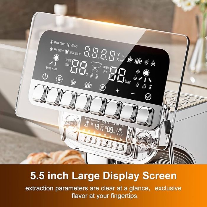 Mcilpoog Ekspres do espresso ze spieniaczem do mleka