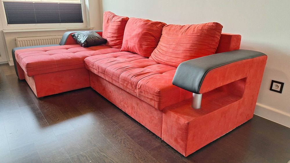 Narożnik wypoczynek 250x150 - rozkładany, z funkcją spania