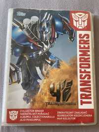Topps-Transformers album z pełną kolekcją kart