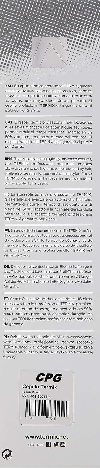 szczotka termiczna do rozczesywania termix