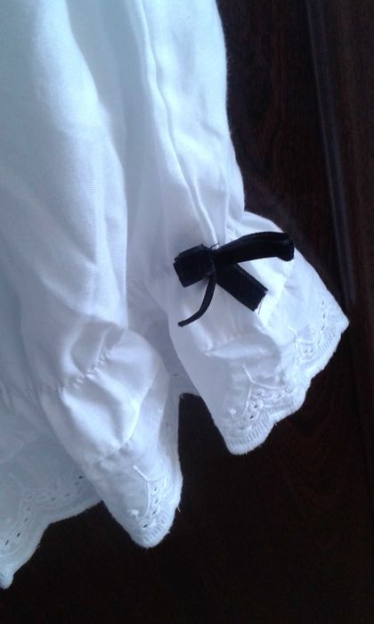 Белоснежные панталоны-шаровары с прошвой в викторианском стиле Батал