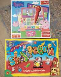 Gra planszowa do wyboru: gra Świnka Peppa i gra Skojarzenia dla dzie