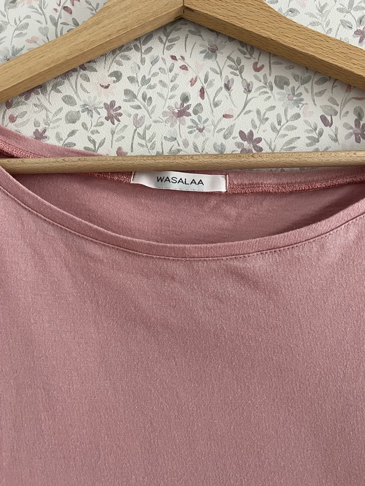 T-Shirt Emilka Wasalaa pudrowy róż XS/S