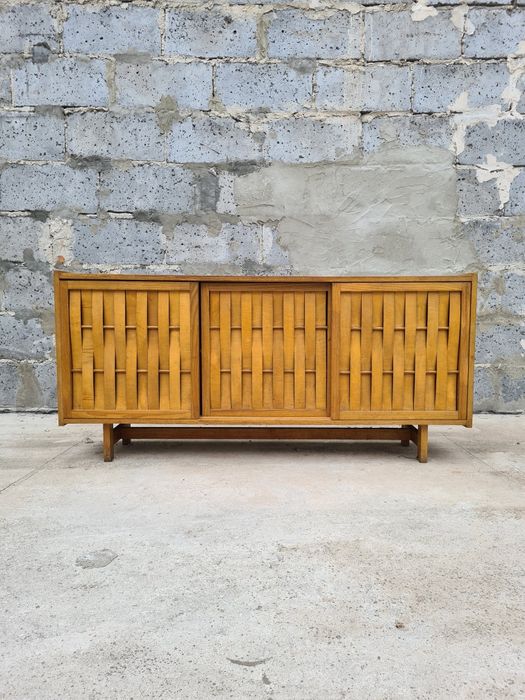 Komoda Hałas lata 60 70 vintage mid century prl cepelia unikat retro