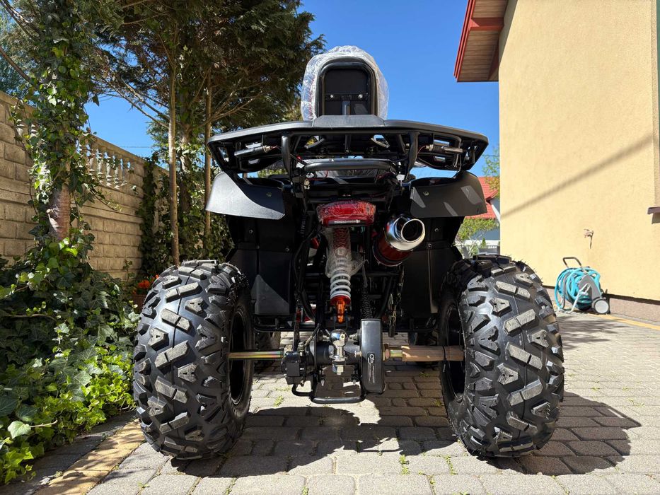 Duży QUAD 250 cc HUMMER PRO // Ledy Duża Rama XXL Hak // Raty dostawa