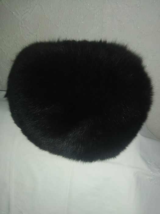 Шапка крашеный песець