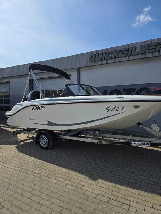 Używana, łódź Quicksilver Activ 525 Axess Mercury F80 + przyczepa !
