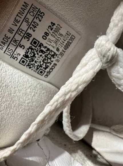 Białe buty trampki sneakersy Adidas Samba 38