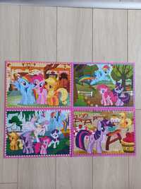 Puzzle 4w1 Kucyki Pony