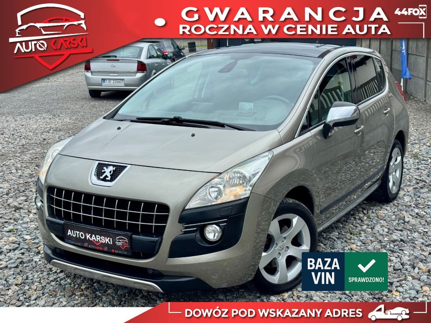 Peugeot 3008 1.6T GT-LINE 156kM *Head-Up*Parktronik*Nawigacja*Alu*Chrom*