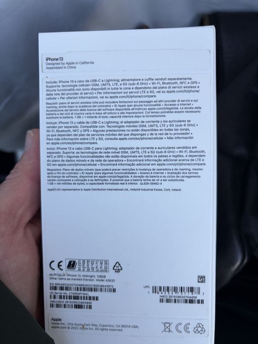 Iphone 13 128gb preto