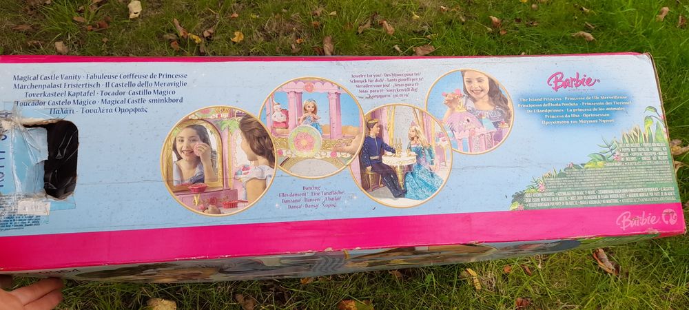 Barbie magiczny zamek księżniczka wyspy  toaletka nowe