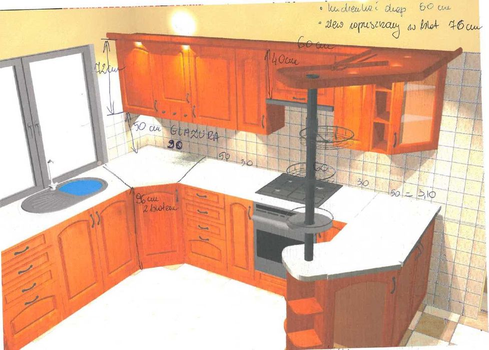 Meble kuchenne idealne nie zniszczone