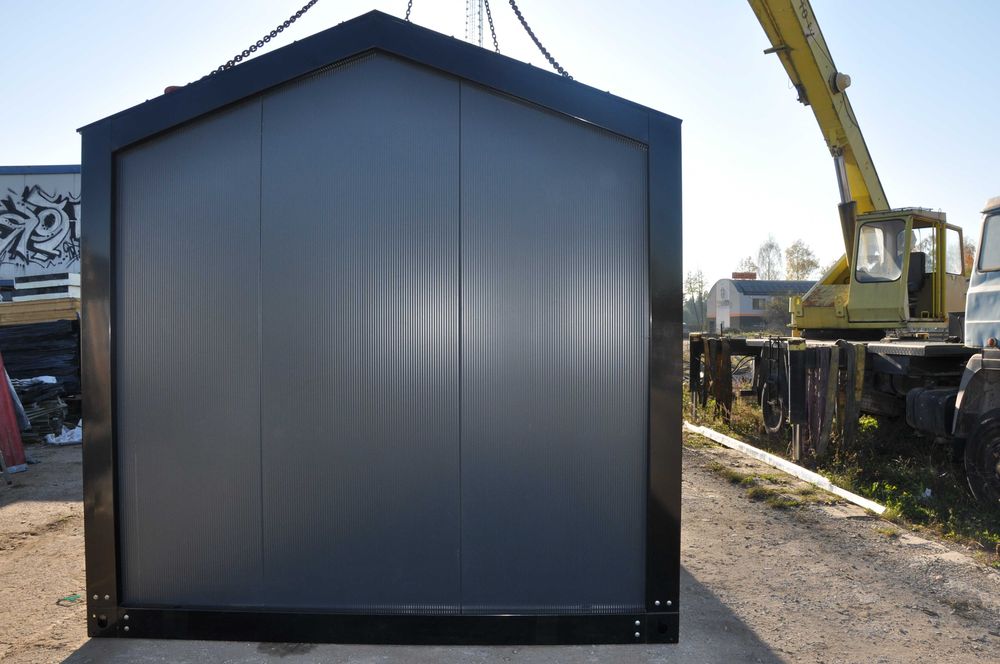Kontener mieszkalny typu stodoła
