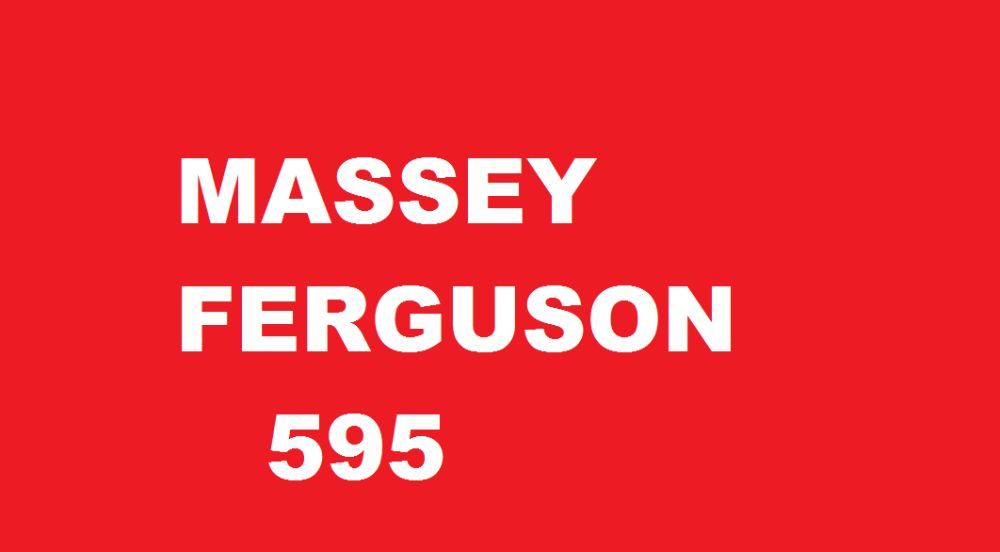 Massey Ferguson 595 instrukcja napraw i katalog częśći