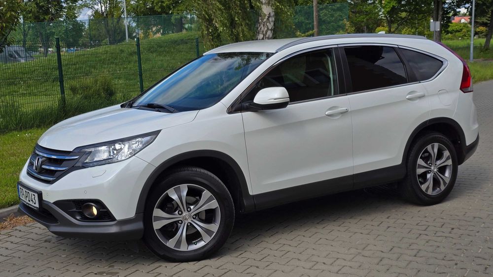 HONDA CR-V Bi-Xenon Led Alcantara Kamera ASO Alu18"1-wł.White jak NOWA