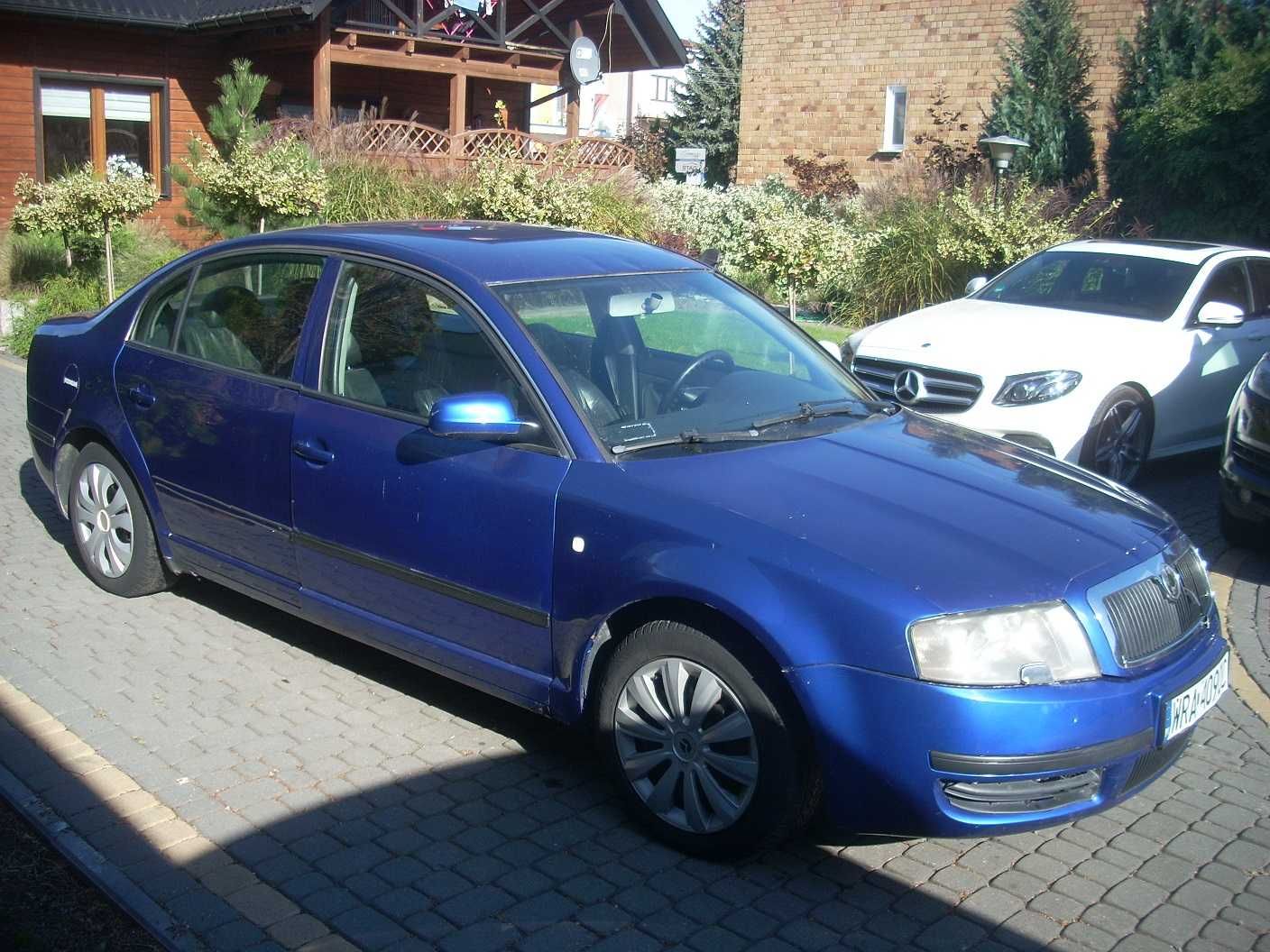 skoda superb 1.8 turbo z gazem,skóra,
