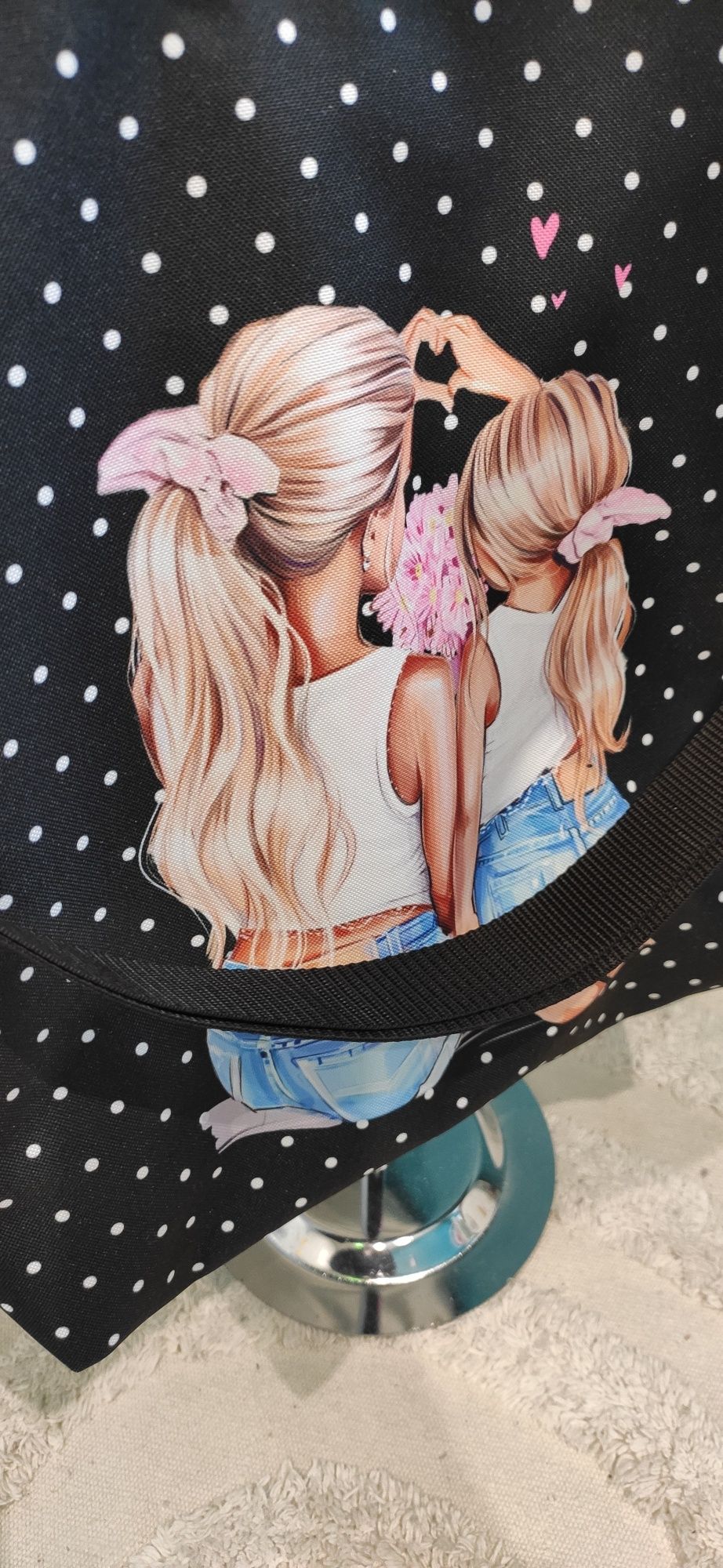 Torebka dla mamy ,mama i córka mama z córką shopper bag mama córka