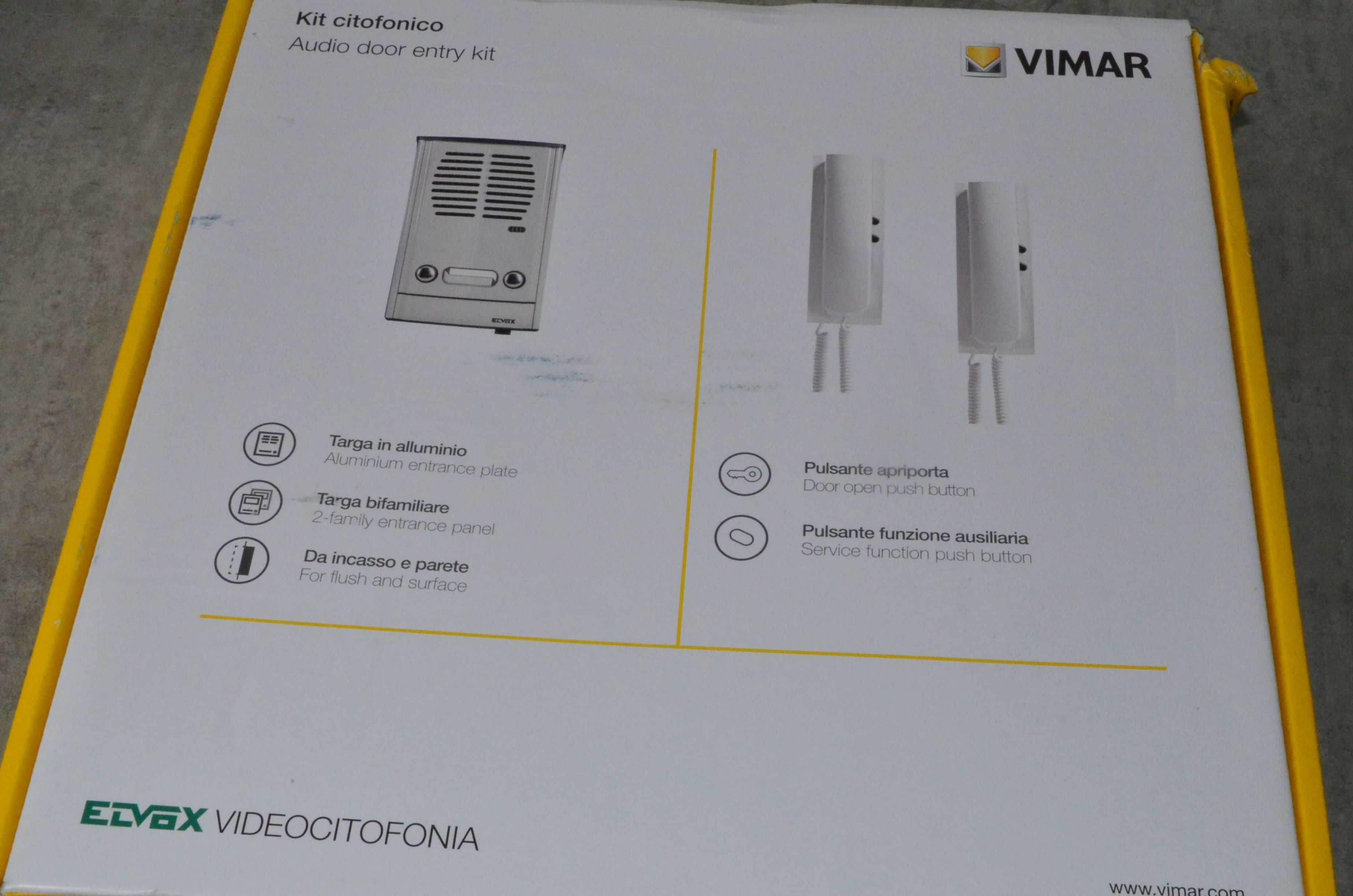 Interkom domofon dwurodzinny Vimar 885E 4-2