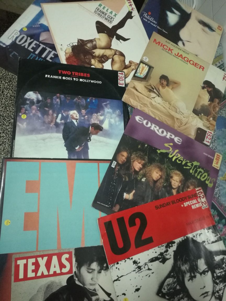 12" Maxi-Singles vinil anos 80's e 90's