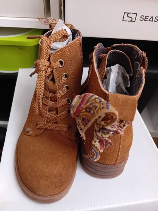 Botas de menina .