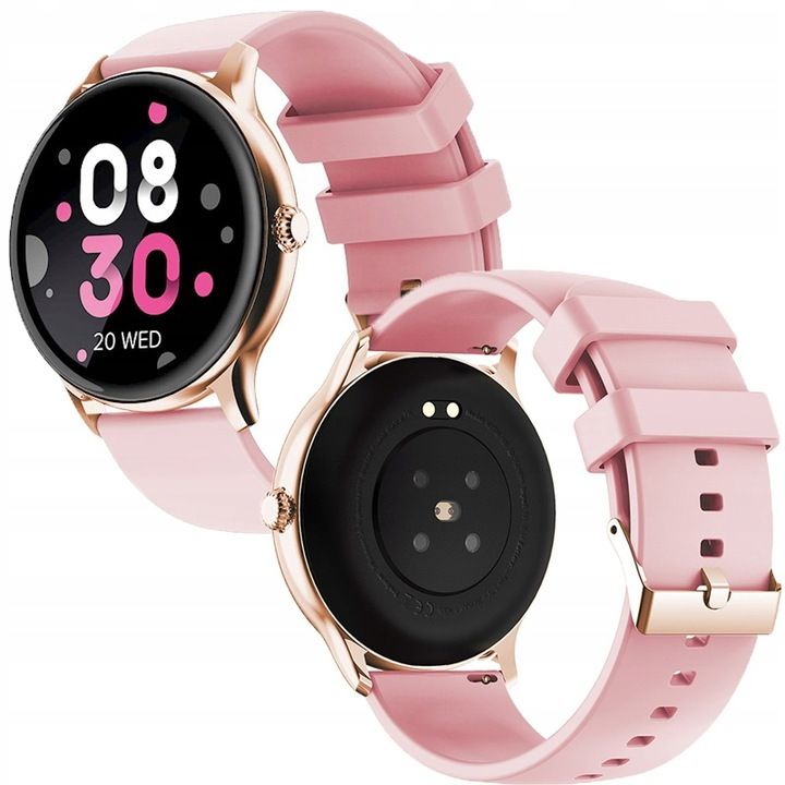 Smartwatch Zegarek Polskie Menu Damski Połączenia Sport Puls Watch Pl