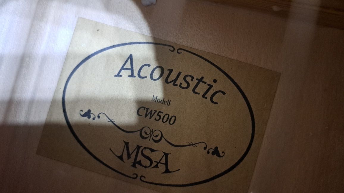 Акустична гітара MSA Acoustic CW500