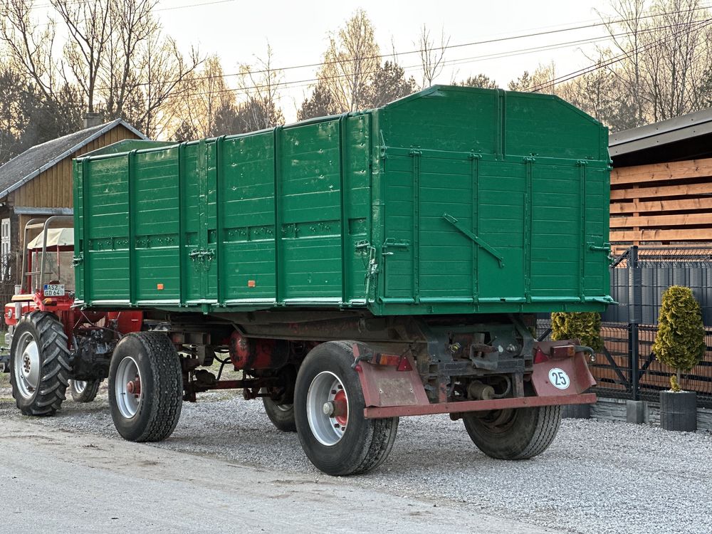 Przyczepa rolnicza 3 stronna wywrotka 12 ton Niemiecka