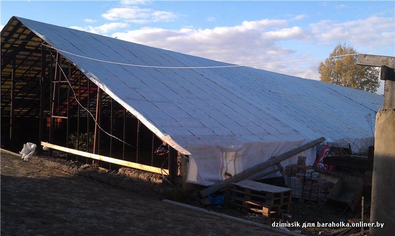 Б/у тенты разных размеров и плотности, тент  б,у для хоз нужд