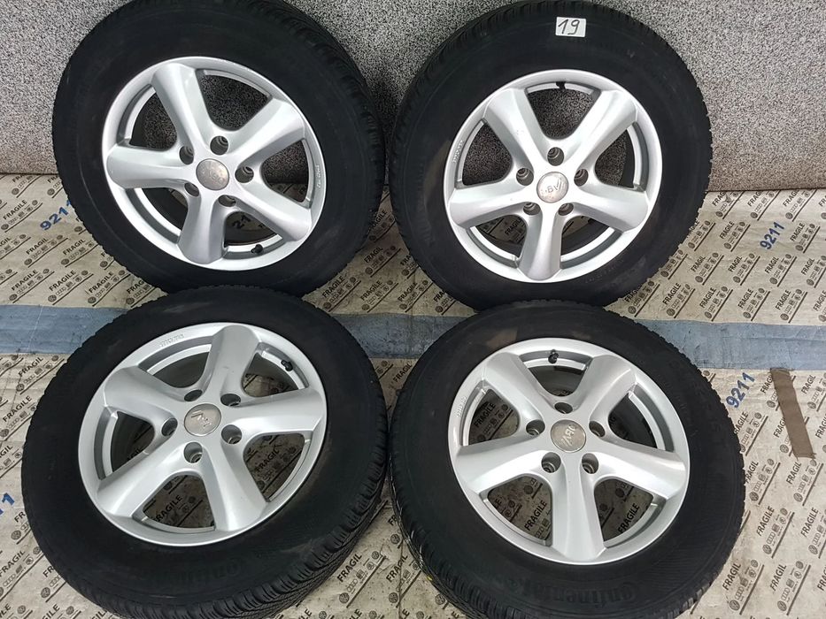 KOŁA ZIMOWE  VW GOLF V VI CADDY TOURAN SKODA 5X112 6JX15 195/65R15