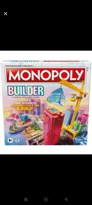 Monopoly builder novo e selado com portes incluídos