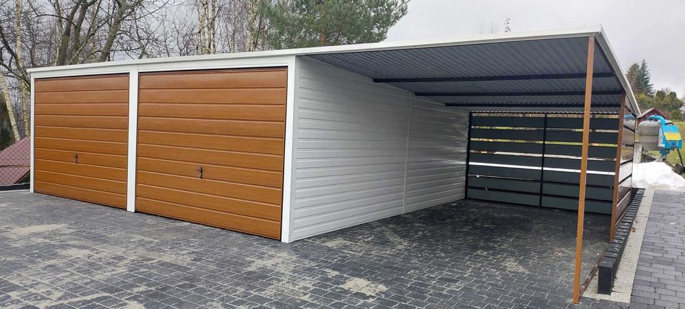 Garaże Blaszane Domki Ogrodowe Wiaty Śmietnikowe