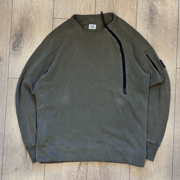 C.P. Company Pro Tek Crewneck Zip Sweatshirt