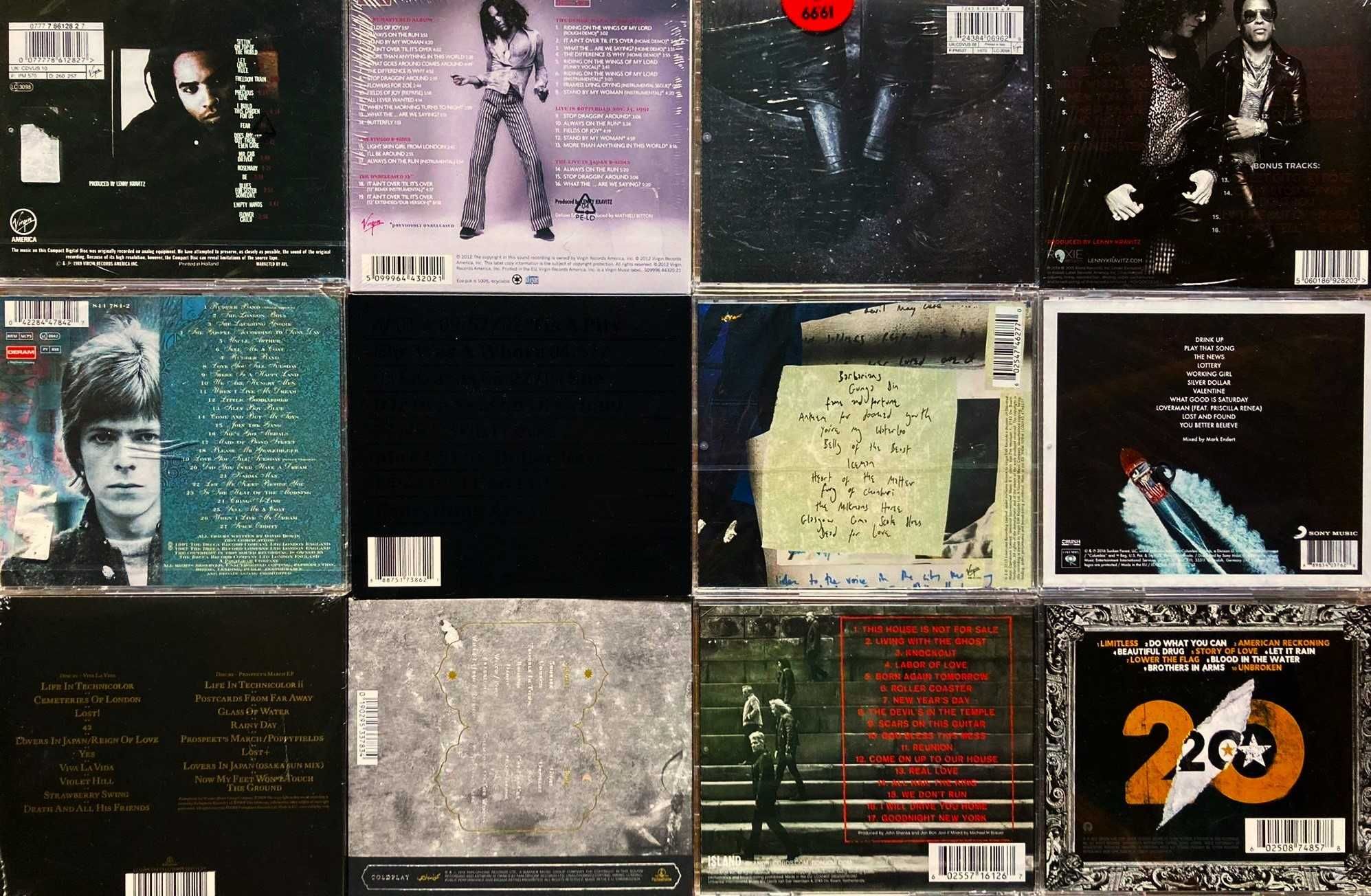 (04) Продам нові CD: Lenny Kravitz, David Bowie, Coldplay та ін
