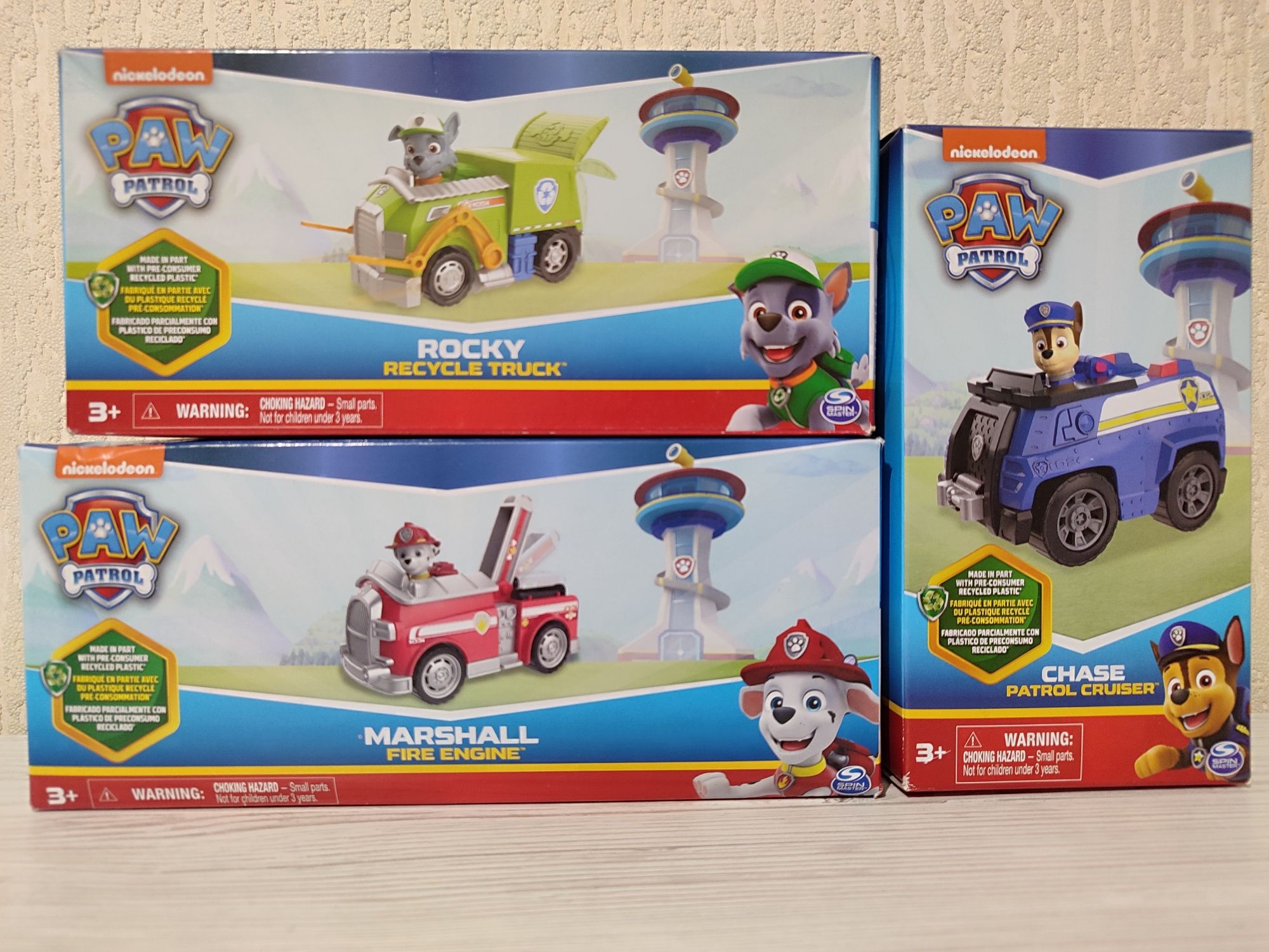 Paw patrol базовий набір щенячий патруль Chase Marshall Rocky Ruble