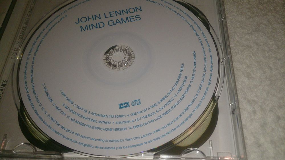 john lennon (mind games) ex-beatles / música/cd