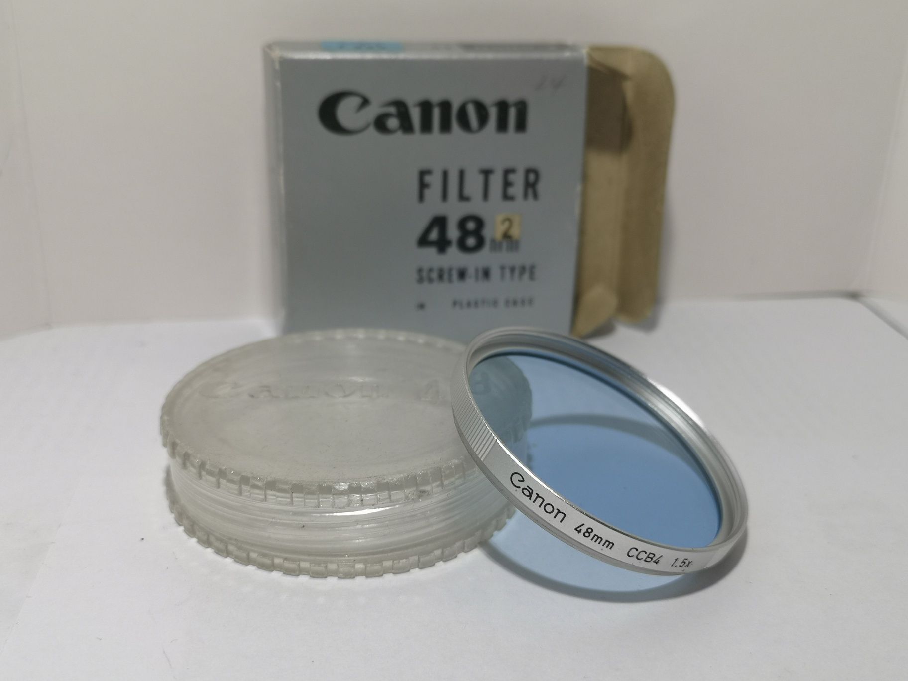 Filtr fotograficzny 48mm Canon screw in CCB4 1,5x made in Japan RETRO