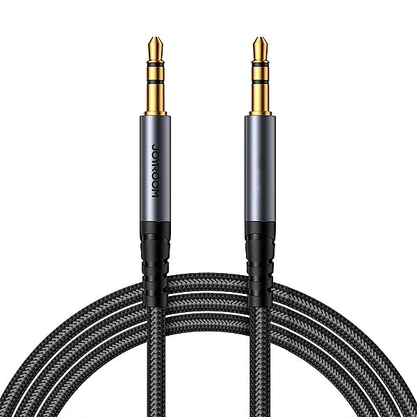Joyroom kabel audio stereo AUX 3.5 mm mini jack 1.2m czarny (SY-A08)