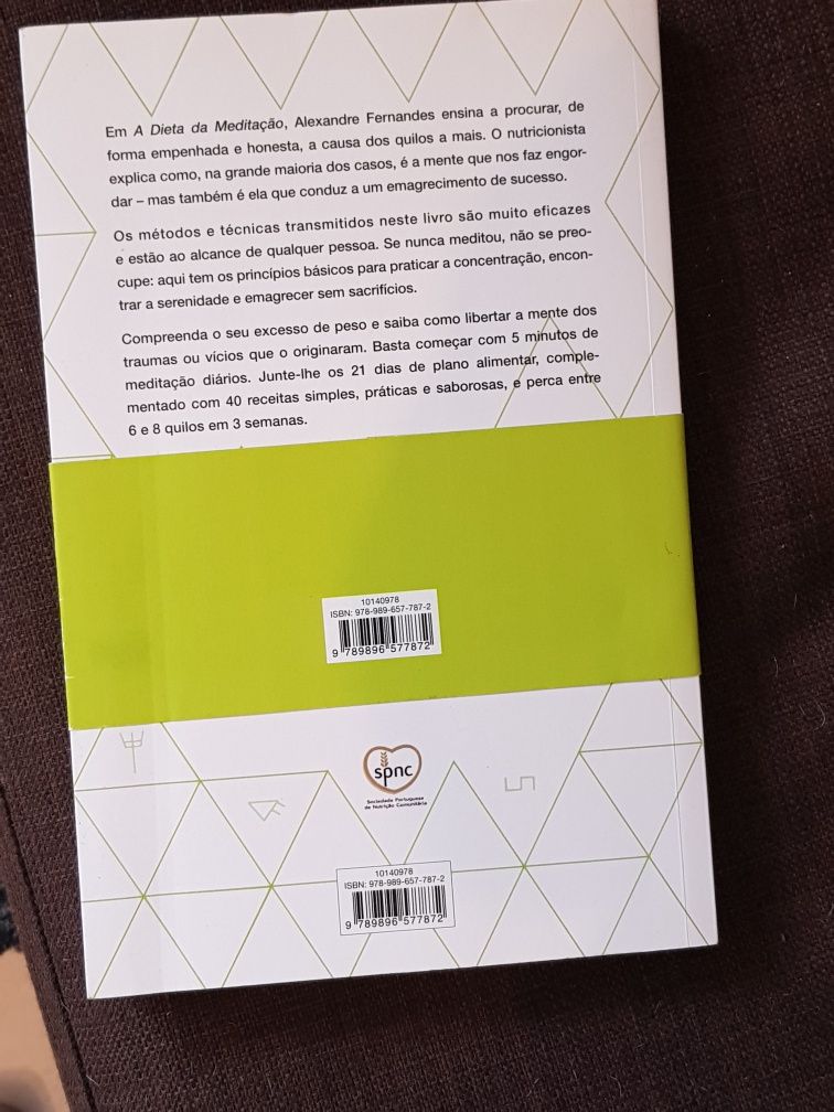 Livro A Dieta da Meditação, de Alexandre Fernandes NOVO